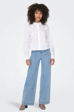 Only Onlmadeline Wd Pocket Gua221 | Jeans, Leggings & Byxor