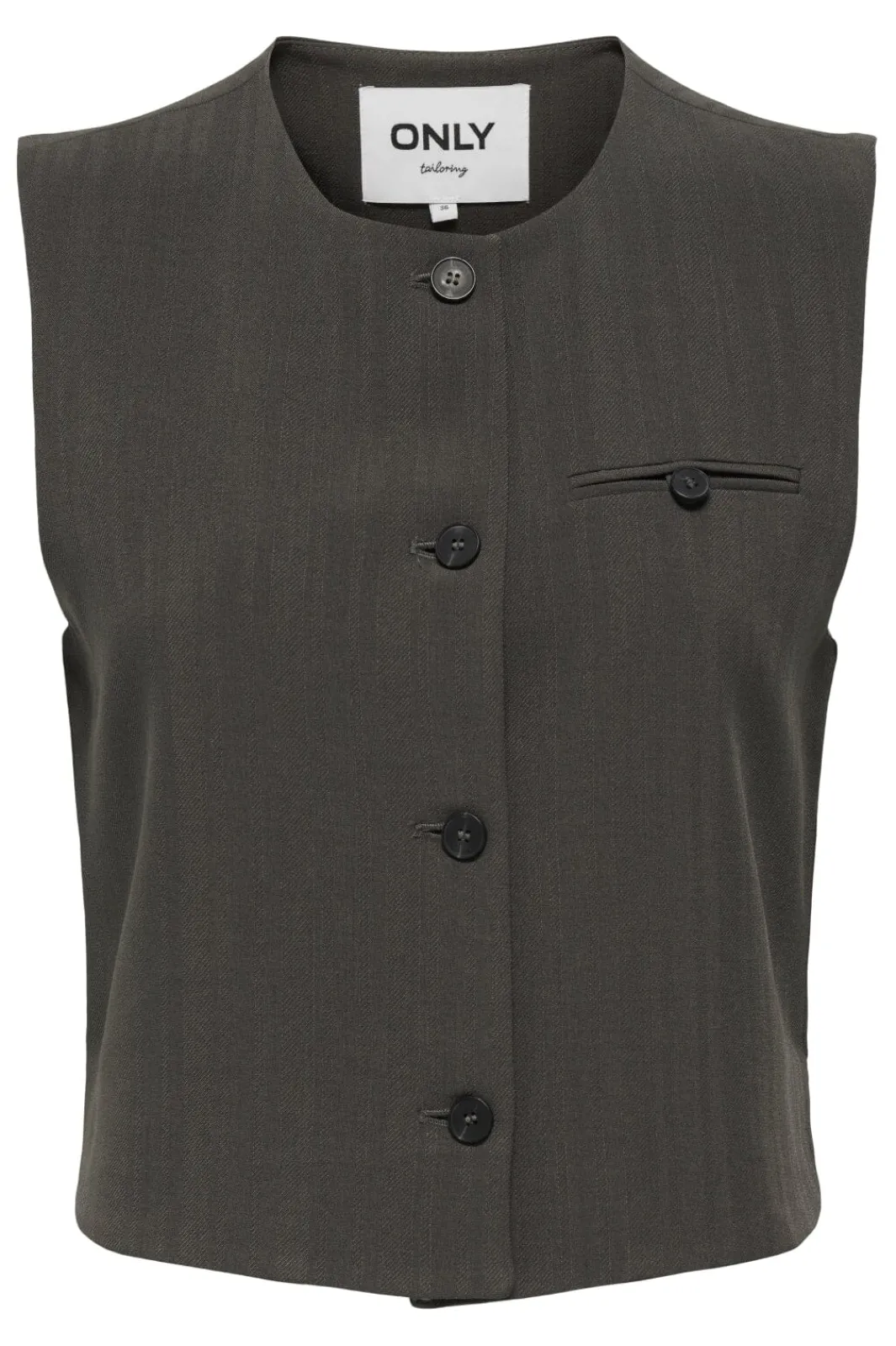 Only Onlmateo Life S/L Stripe Vest Cc Tlr | Västar