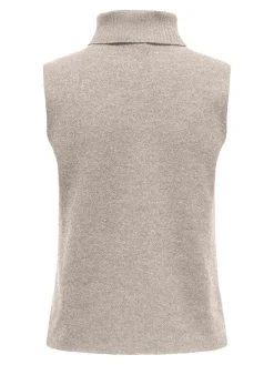 Only Onatty / oft Ro Neck Top Cc wt | Sticka|Västar