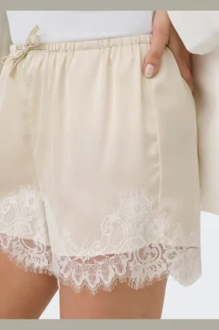 Onlmenus Lace Satin Shorts