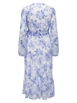 Onlmiriam Ls Wrap Midi Dress