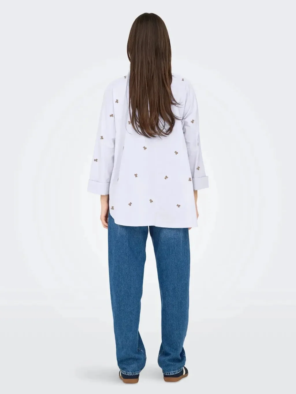 Onlnew Lina Grace Ls Emb Shirt