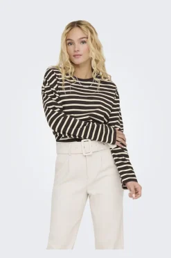 Only Onnew oph ife / O-Neck Top Box | Blusar & Skjortor