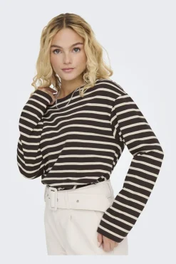 Only Onnew oph ife / O-Neck Top Box | Blusar & Skjortor