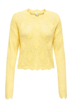 Onlpamela Ls Struct Pullover Cc Knt