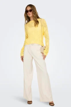 Onlpamela Ls Struct Pullover Cc Knt