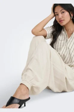 Only Onlsiesta Linen Bl Baggy Barrel | Jeans, Leggings & Byxor