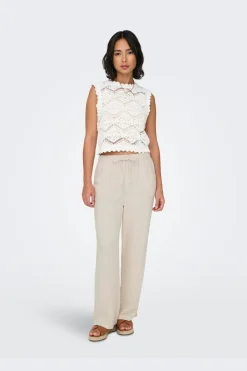 Only Onlsiesta Pull-Up Linen Bl | Set|Jeans, Leggings & Byxor
