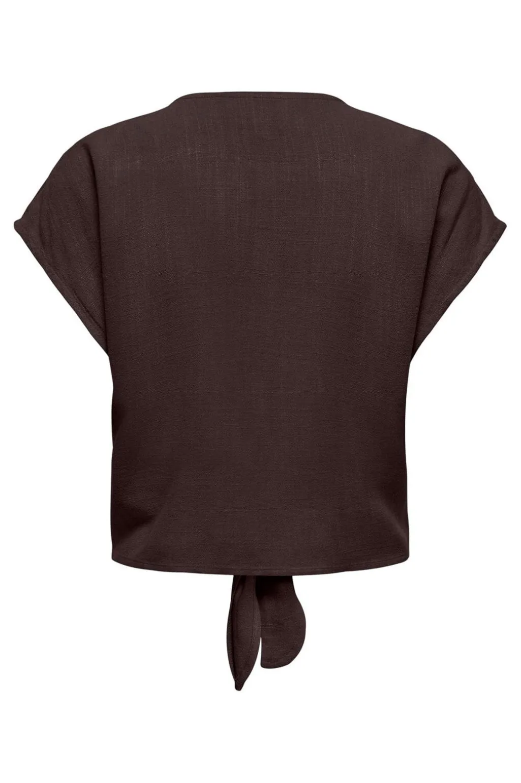 Onlsiesta Ss Knot Lin Bl Shirt