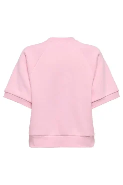 Onlsina S/S O-Neck Terry Emb Swt
