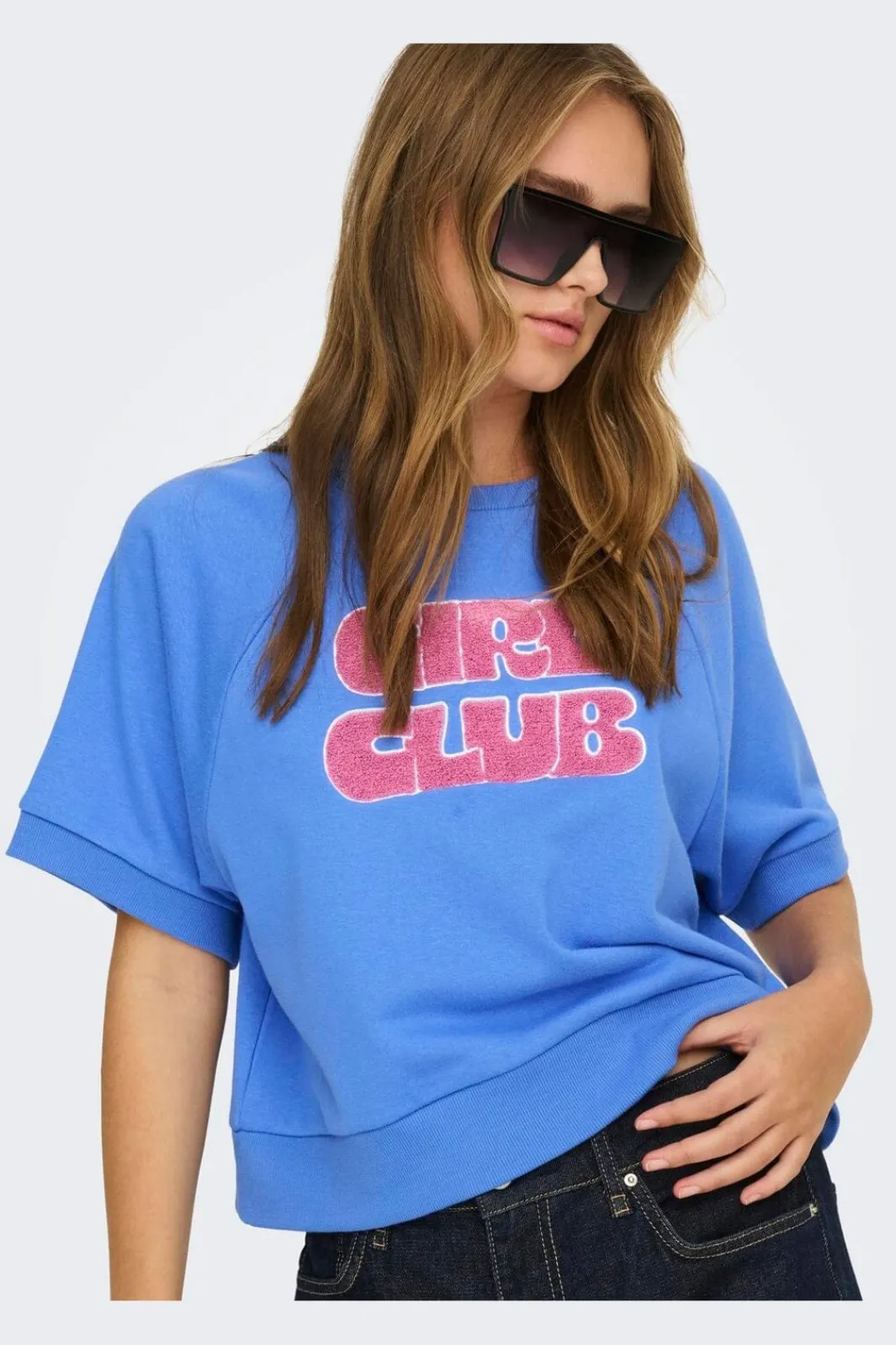 Only Onina / O-Neck Terry Eb wt | Träningsoveraller & Comfy Wear