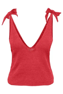 Onlsunny Sl Tie Strap V-Neck Top Cc Knt