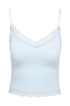 Only Onlvicky Lace Seamless Cropped Top | Nattkläder & Underkläder|T-Shirts & Toppar