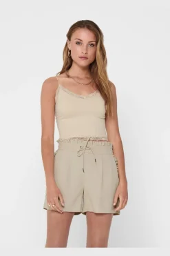 Only Onlvicky Lace Seamless Cropped Top | Nattkläder & Underkläder
