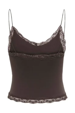 Only Onlvicky Lace Seamless Cropped Top | Nattkläder & Underkläder|T-Shirts & Toppar