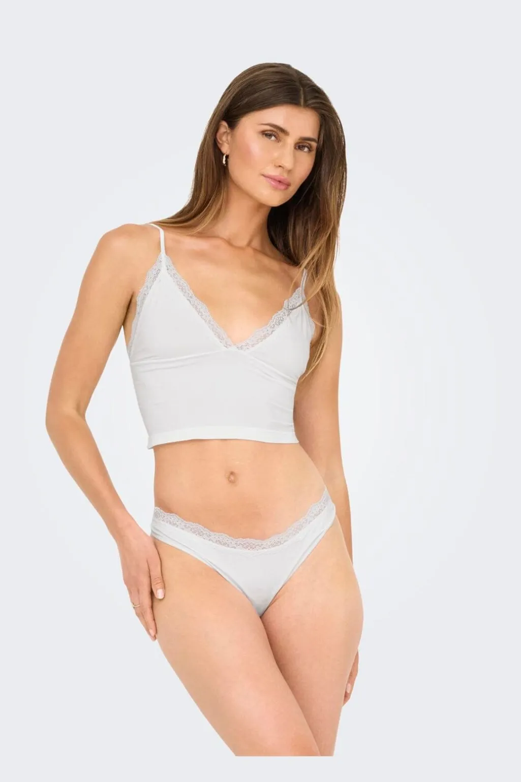 Onlvicky Lace Singlet V-Neck Acc