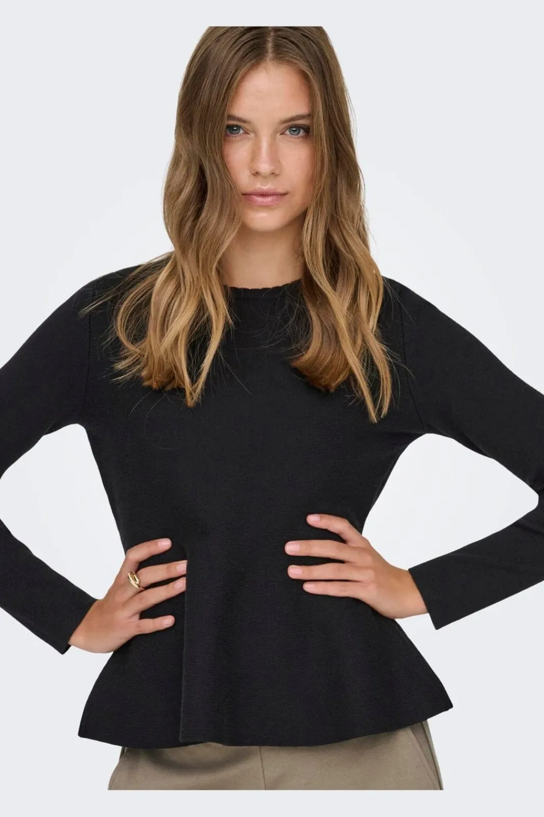 Only Onvida Pepu O-Neck Knt | Sticka