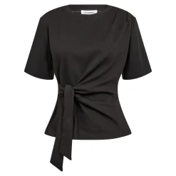 Orianecc Pleat Tie Tee 500096