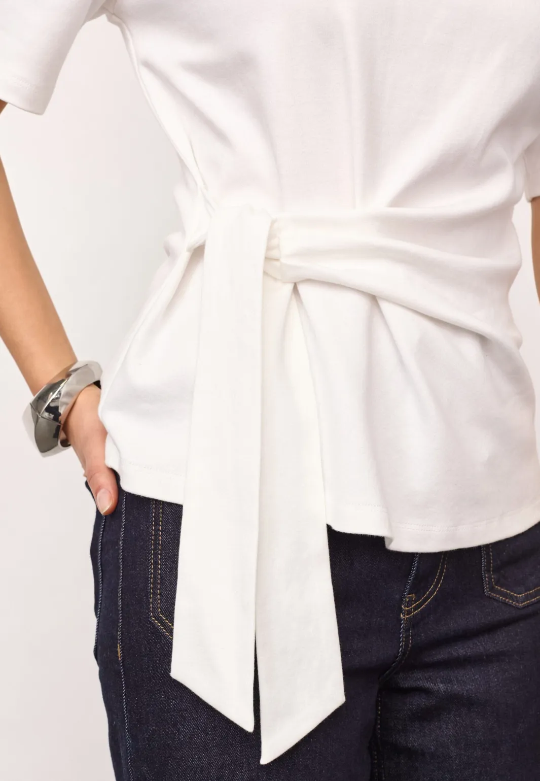 Co´Couture Orianecc Peat Tie Tee 500096 | T-Shirts & Toppar