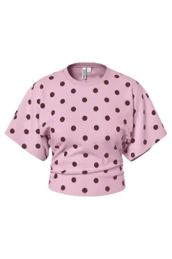 Pcalli Ss O-Neck Top Dm