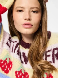 Pieces Pcbikka O-Neck Knit | Sticka