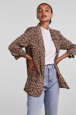Pieces Pcboea 3/4 Printed Bazer | Blazers