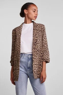 Pieces Pcboea 3/4 Printed Bazer | Blazers