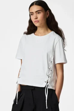 Pieces Pcfenja Tie Detai T-hirt Jr Pp | T-Shirts & Toppar