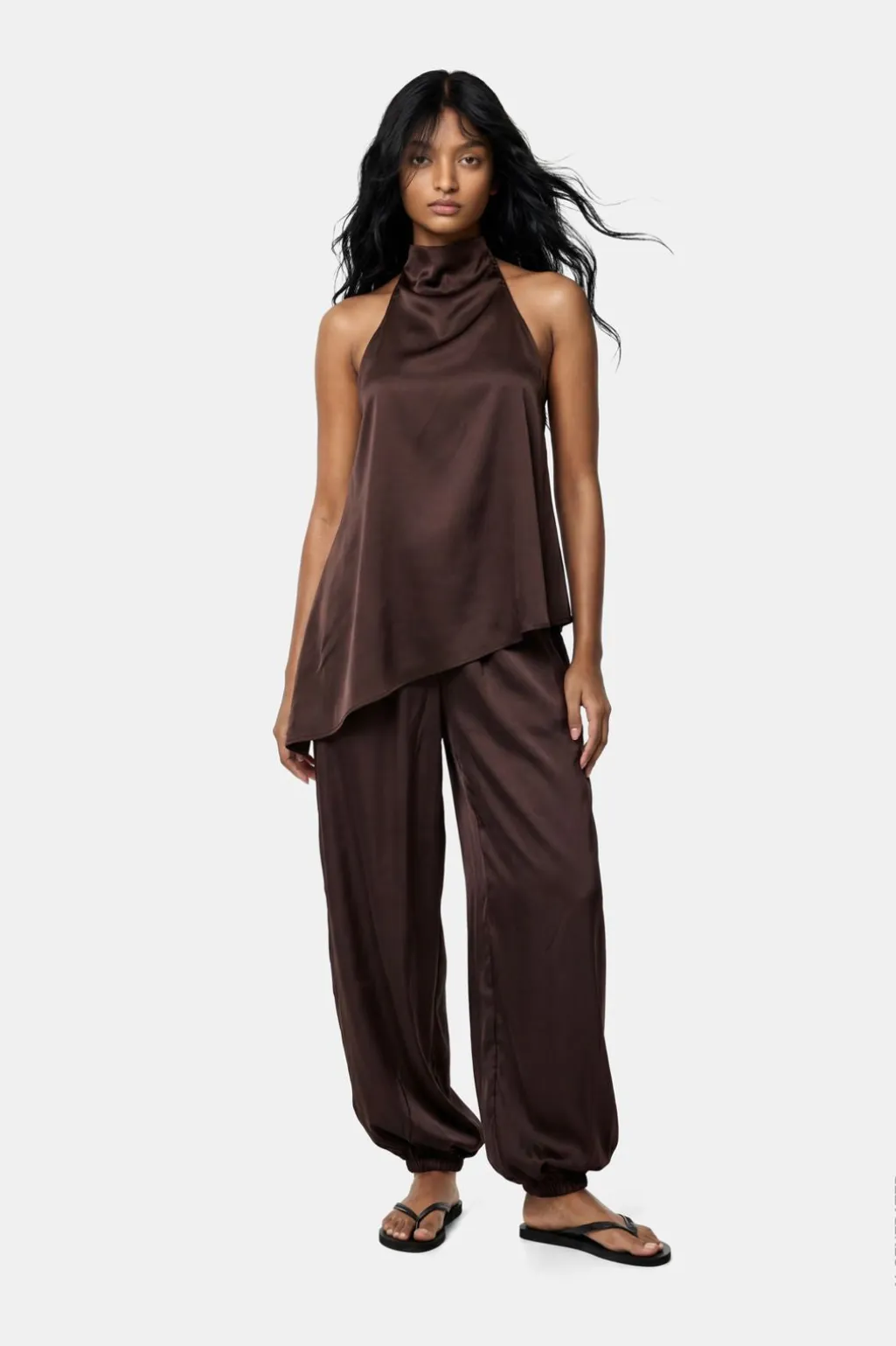 Pcfesta Satin Balloon Pant