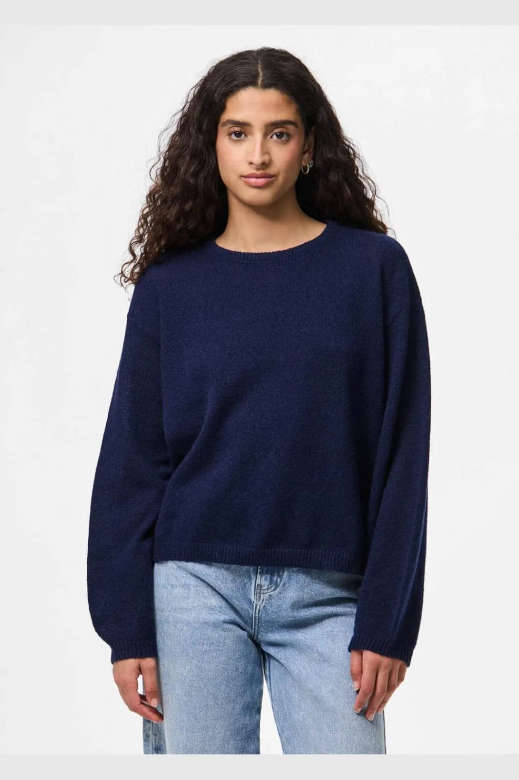 Pieces Pcida O-Neck Knit | Sticka
