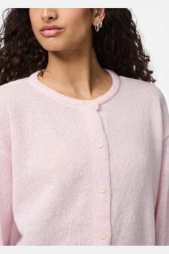Pcida Ls O-Neck Knit Cardigan