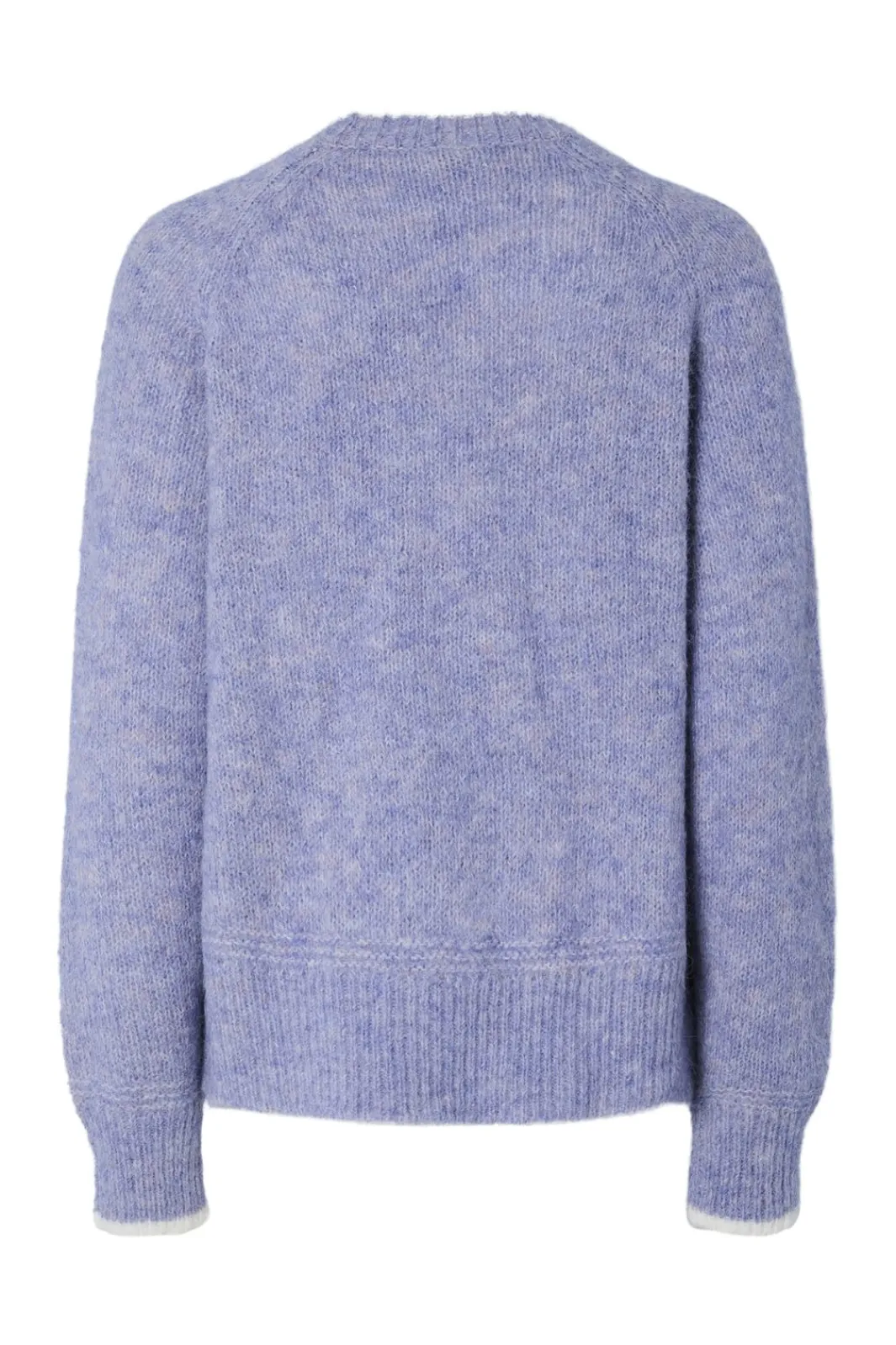 Pieces Pcivy O-Neck Contrat Knit | Sticka