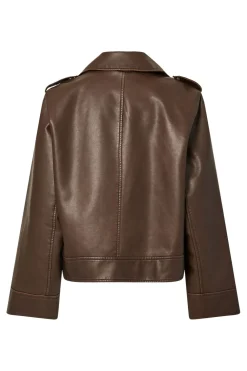 Pcjosie Coated Biker Jacket
