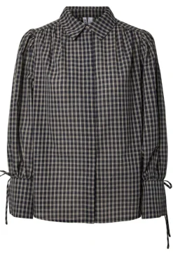 Pcjuna Ls Pleated Detail Shirt Wnv
