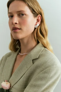 Pernille Corydon Jewellery Pclarge Rose Earsticks e-537-s | Örhängen