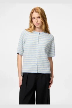 Pieces Pcaou O-Neck tripe Cardigan Pwp | Amningsvänliga Kläder|Cardigans