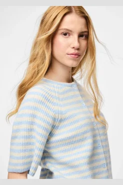 Pieces Pcaou O-Neck tripe Cardigan Pwp | Amningsvänliga Kläder|Cardigans
