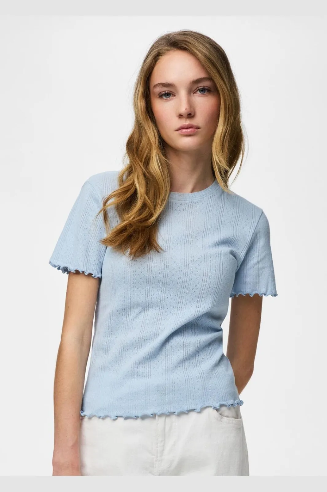 Pieces Pcarie O-Neck Poin Top | T-Shirts & Toppar