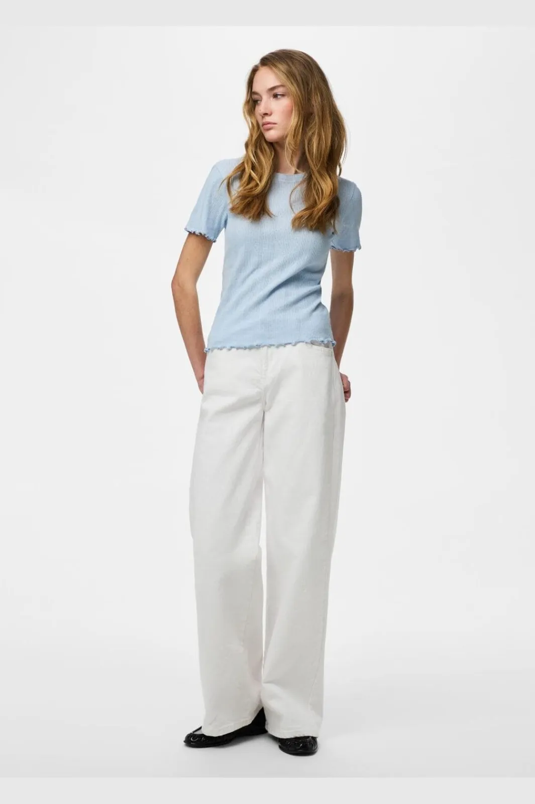 Pieces Pcarie O-Neck Poin Top | T-Shirts & Toppar