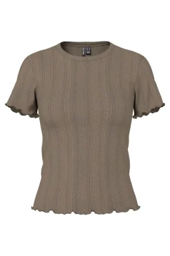 Pieces Pcarie Ss O-Neck Poin Top | T-Shirts & Toppar