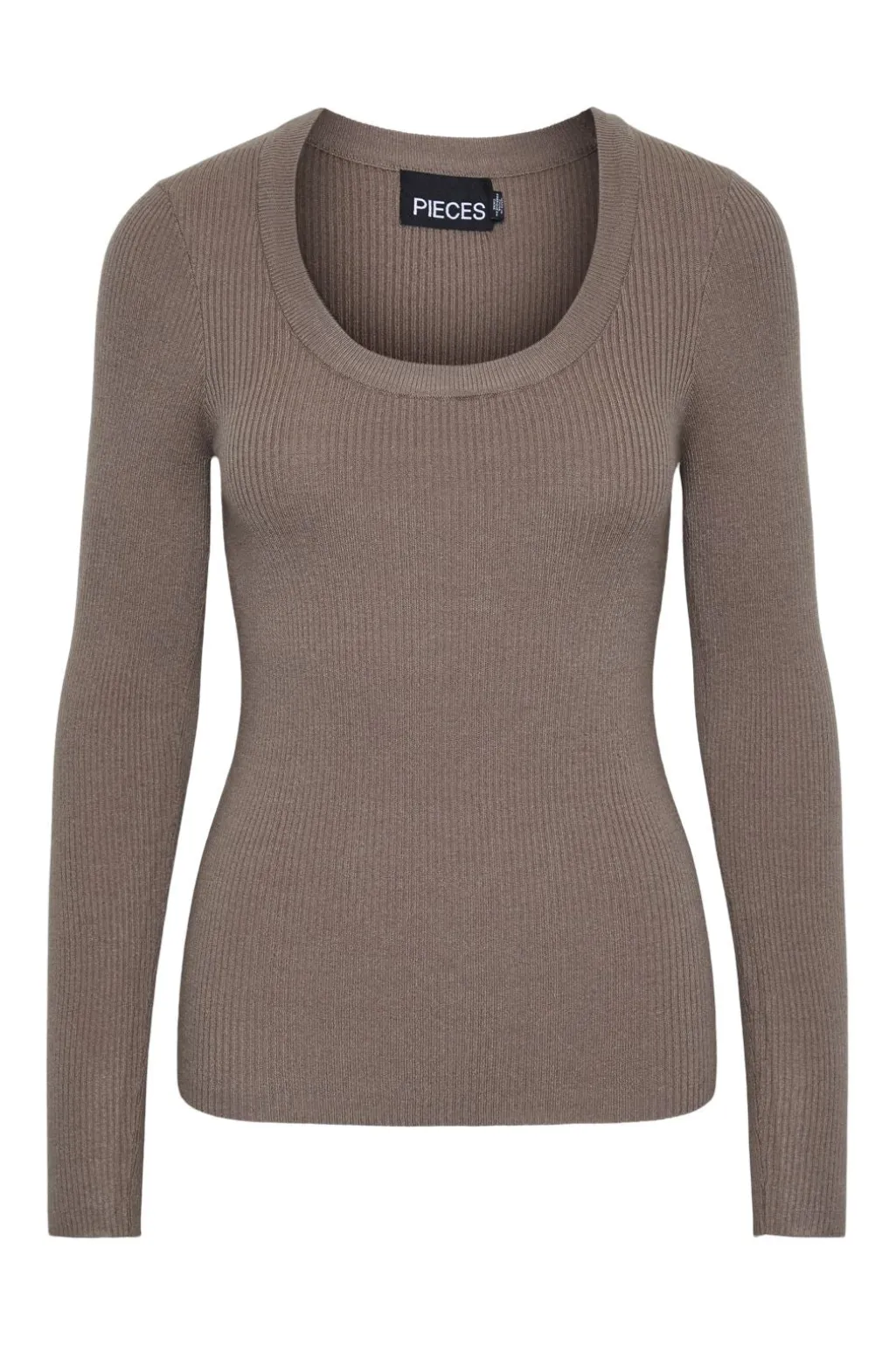 Pcmira Ls U-Neck Knit