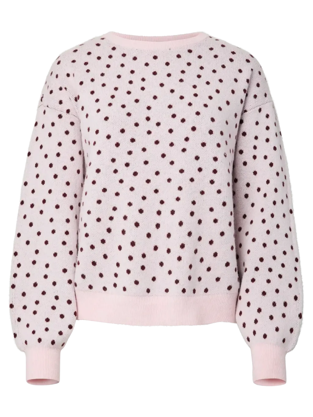 Pcnancy Ls O-Neck Dot Knit