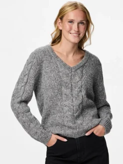 Pieces Pcnina V-Neck Knit | Sticka