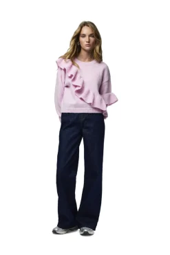 Pieces Pcnor O-Neck Knit Fri Puover | Sticka