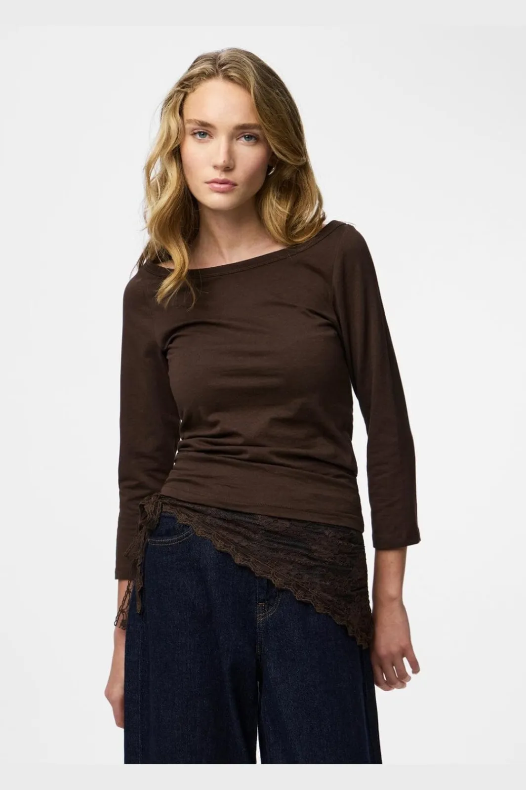 Pieces Pcphoebe 3/4 Boatneck Top | Blusar & Skjortor