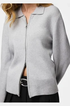 Pieces Pcraja Zip Knit Cardigan | Amningsvänliga Kläder|Cardigans