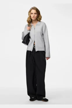 Pieces Pcraja Zip Knit Cardigan | Amningsvänliga Kläder|Cardigans