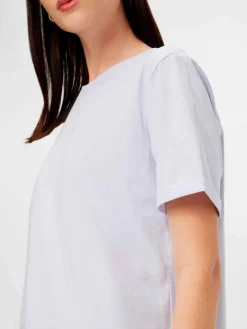 PcRia SS Fold Up Solid Tee
