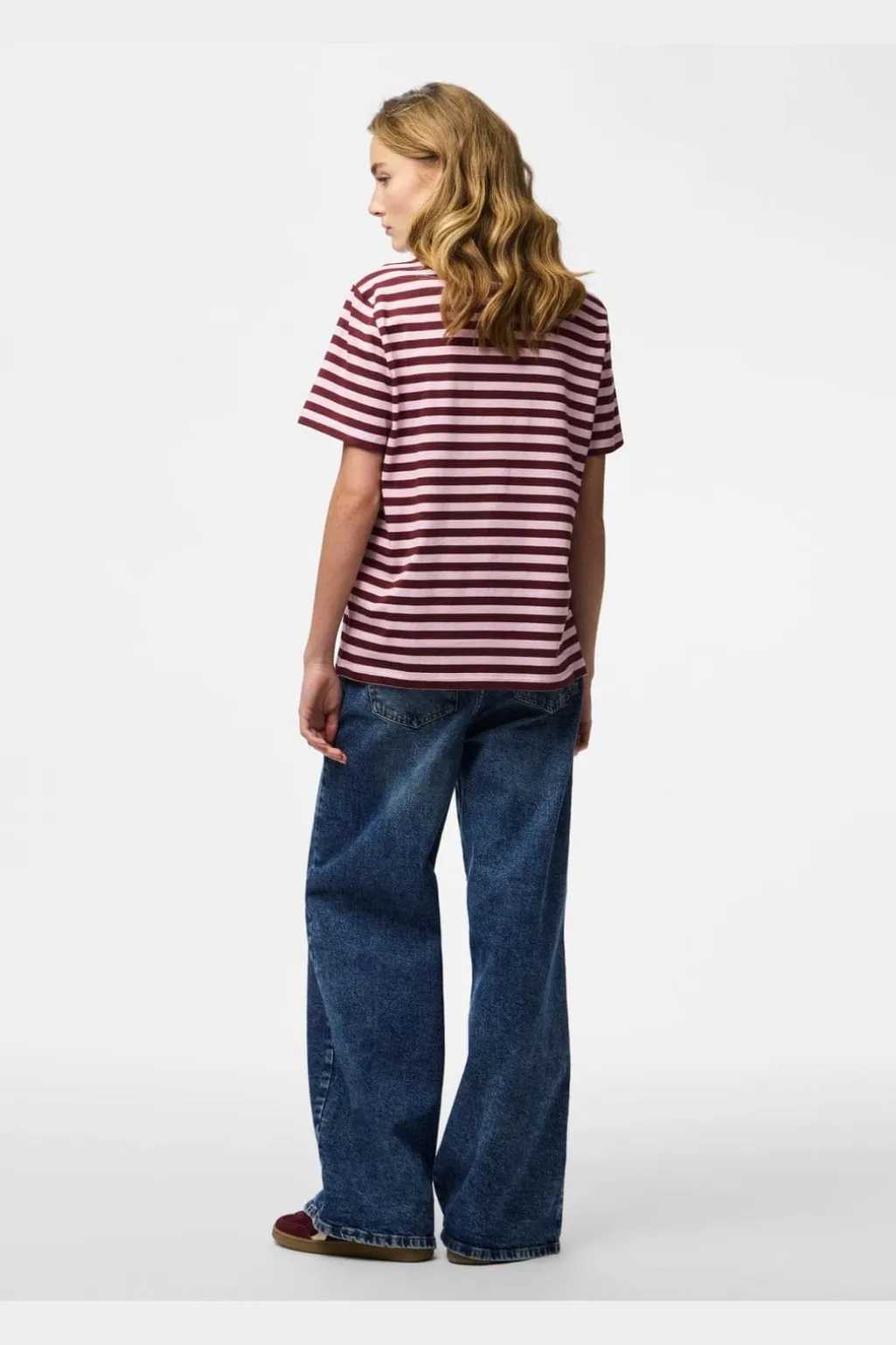 Pcria Ss Tee Multicol Stripes