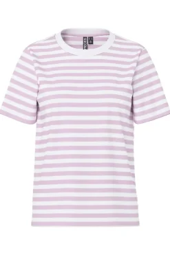 Pieces Pcria Tee tripe | T-Shirts & Toppar